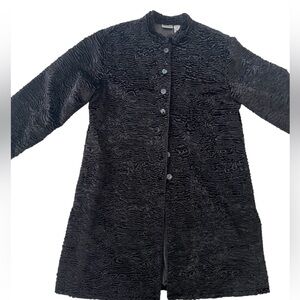 Chico’s faux fur lamb jacket